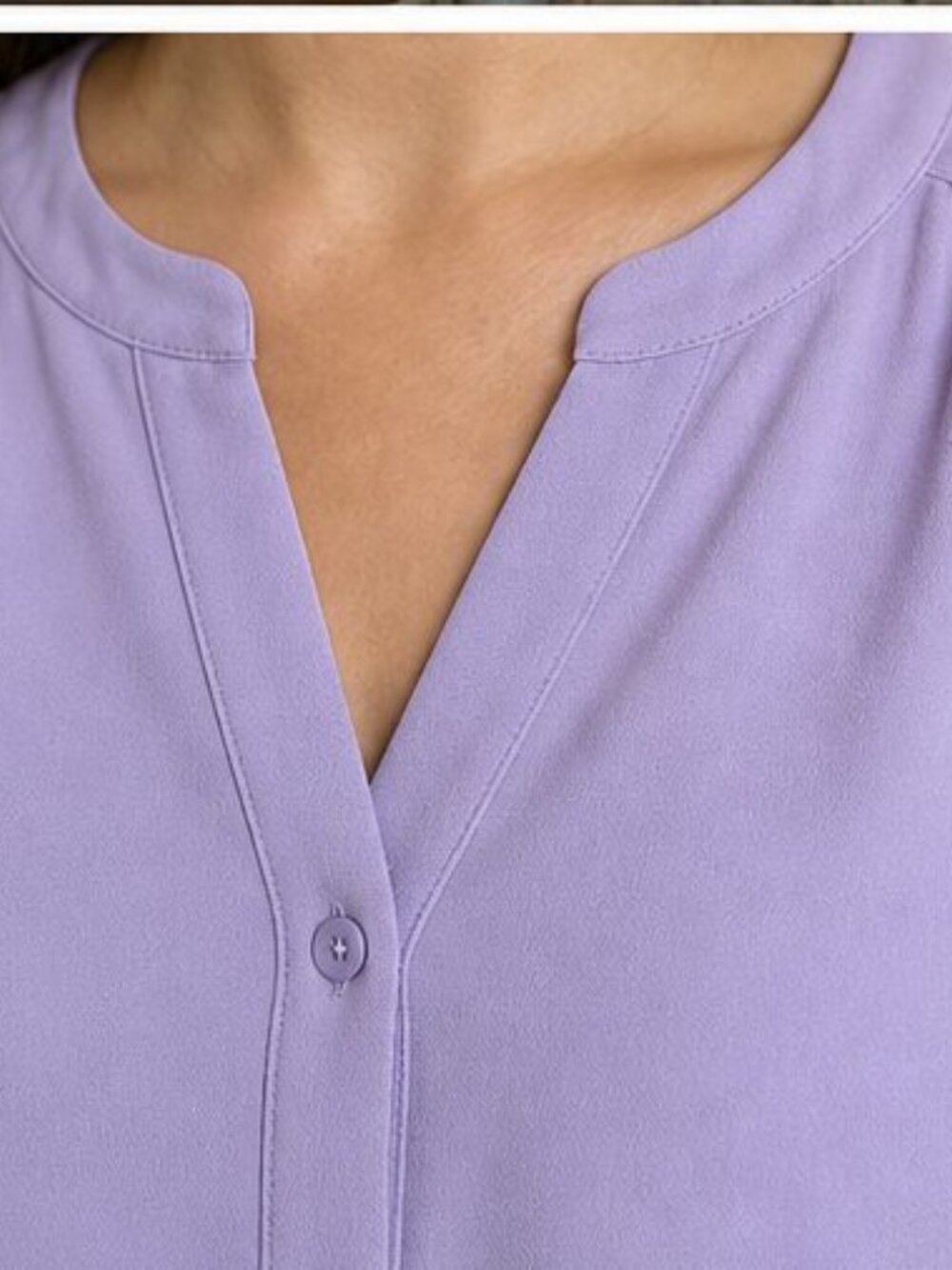 Lilac Ruffle Blouse - Picture 4 of 6